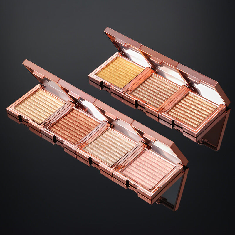 7 color highlighter powder contour brighten shiny high pigmented