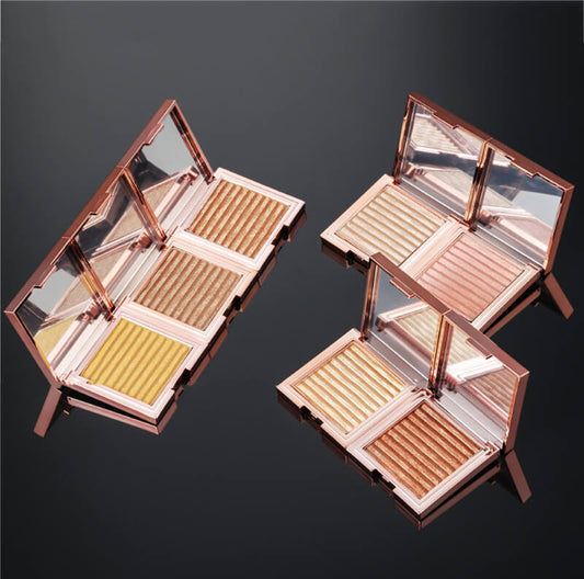 7 color highlighter powder contour brighten shiny high pigmented