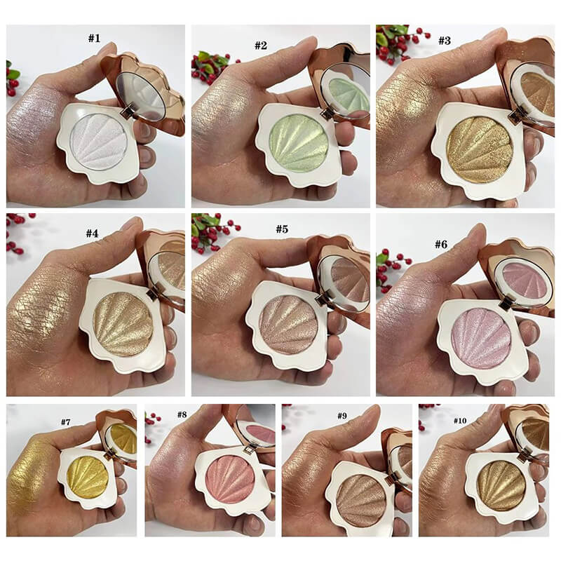 10 color highlighter powder face brighten shimmer nose shadow