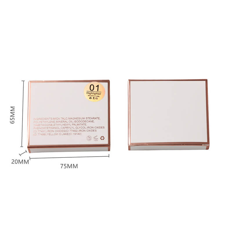 10 color highlighter powder face brighten shimmer nose shadow vegan