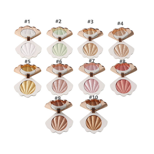 10 color highlighter powder face brighten shimmer nose shadow
