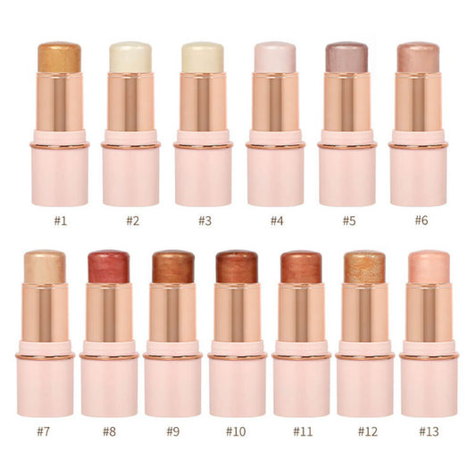 Stick illuminateur 13 couleurs pour le visage, contouring et brillance, vegan