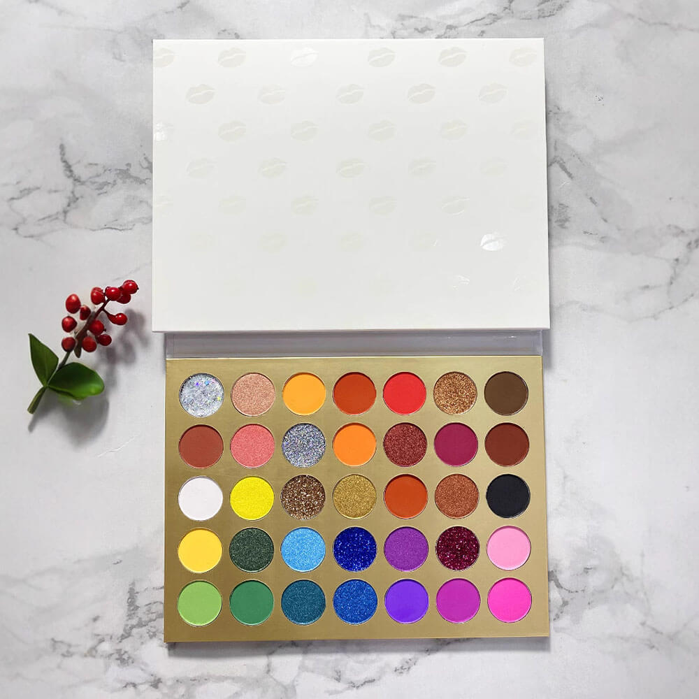 35 color eyeshadow palette high pigmented long lasting hot selling