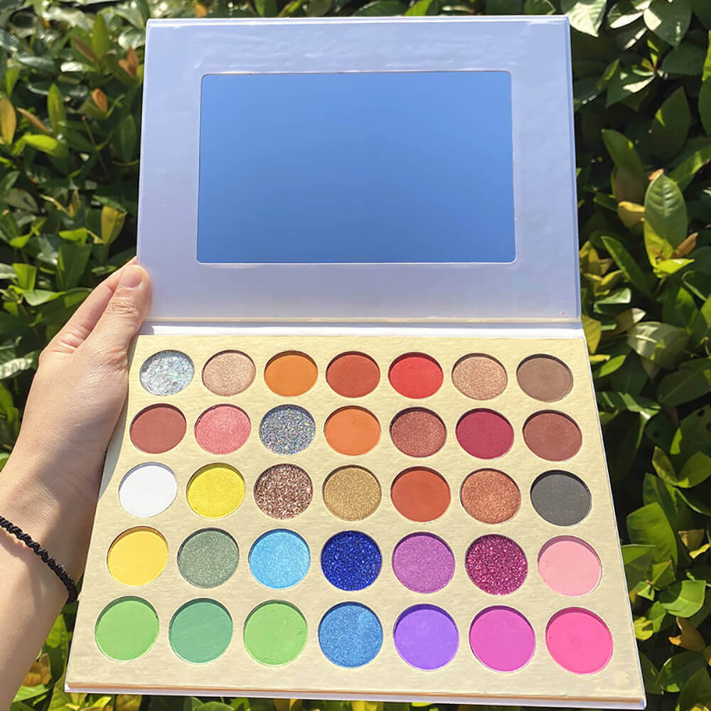 35 color eyeshadow palette high pigmented long lasting hot selling