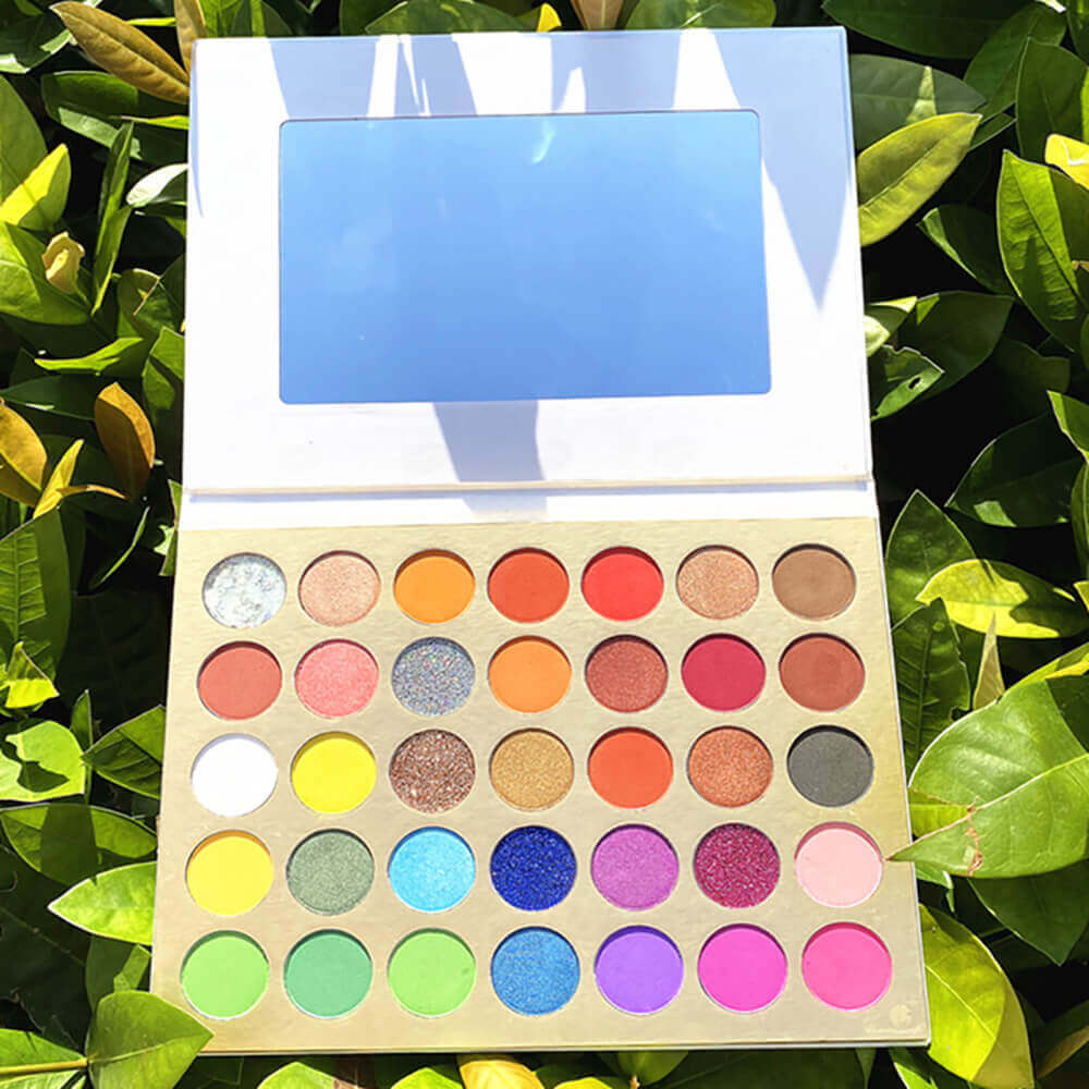 35 color eyeshadow palette high pigmented long lasting hot selling