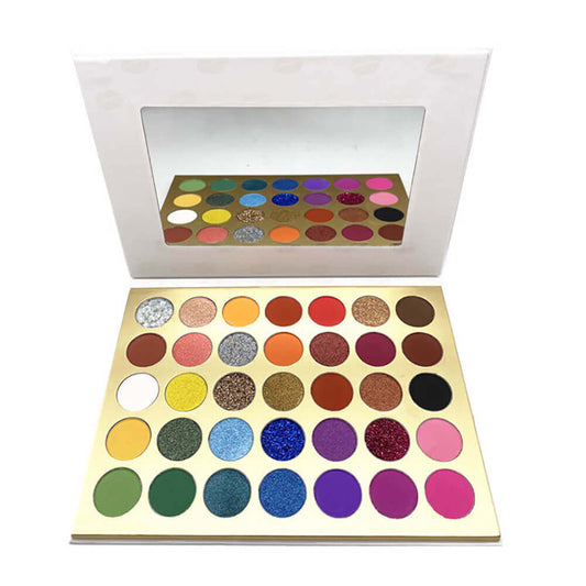 35 color eyeshadow palette high pigmented long lasting hot selling