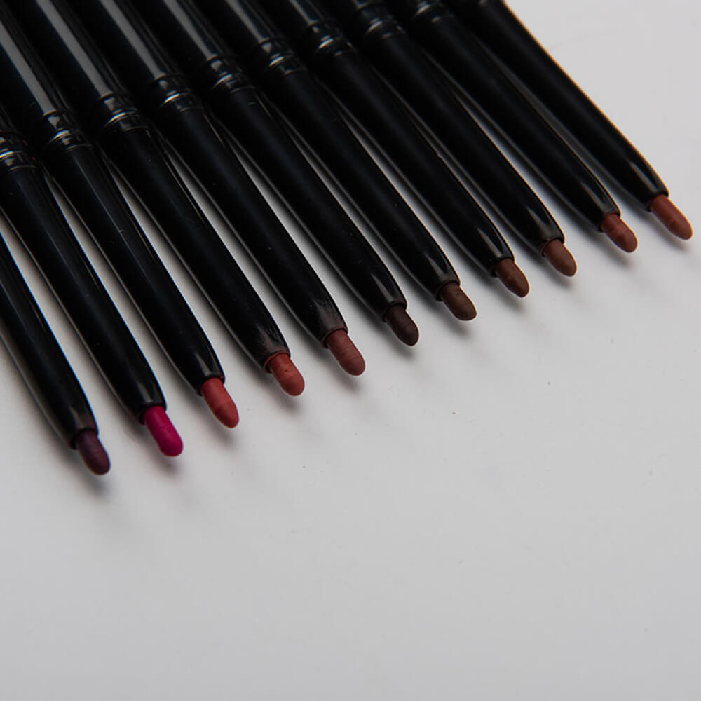 12 color lip liner matte lip color pencil swivel high pigmented
