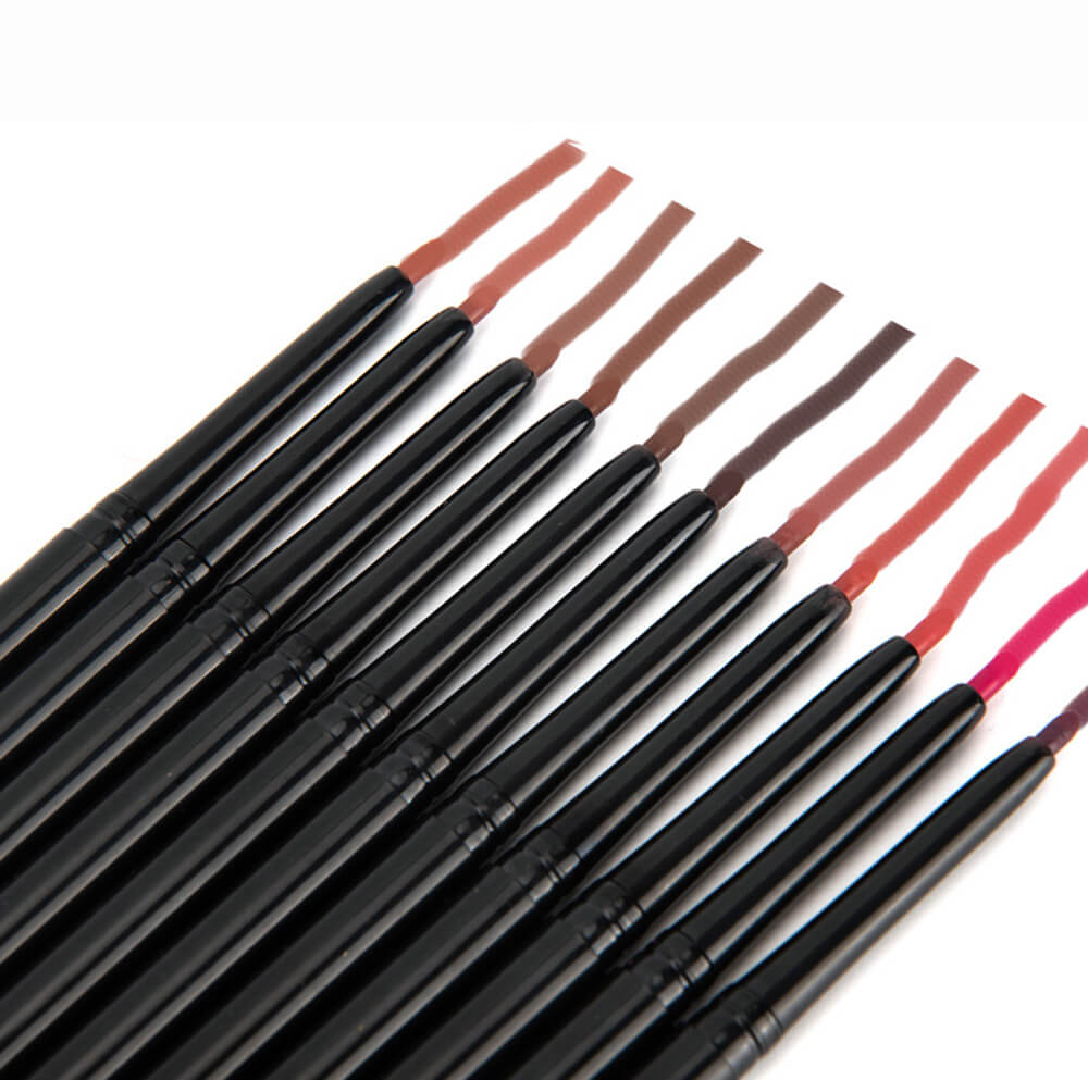12 color lip liner matte lip color pencil swivel high pigmented