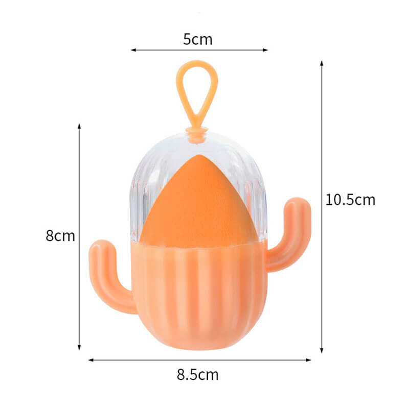 5 color makeup sponge cactus beauty blender powder puff latex free