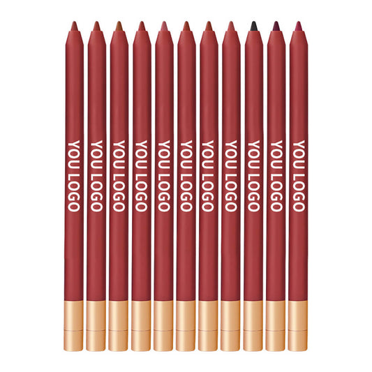20 Color Matte Lip Liner high pigment Lip Line Pen Nude Long-Lasting Waterproof