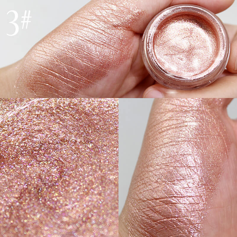 7 color jelly highlighter liquid eyeshadow shimmer high pigmented