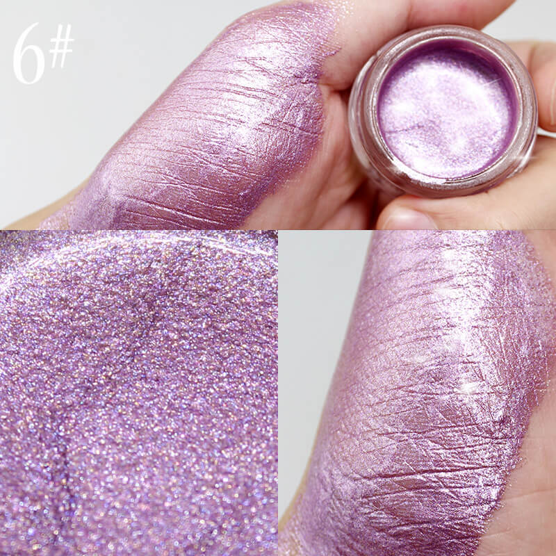 7 color jelly highlighter liquid eyeshadow shimmer high pigmented