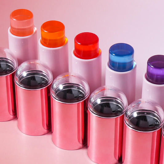 6 color jelly blush stick cream color changing lips cheeks natural