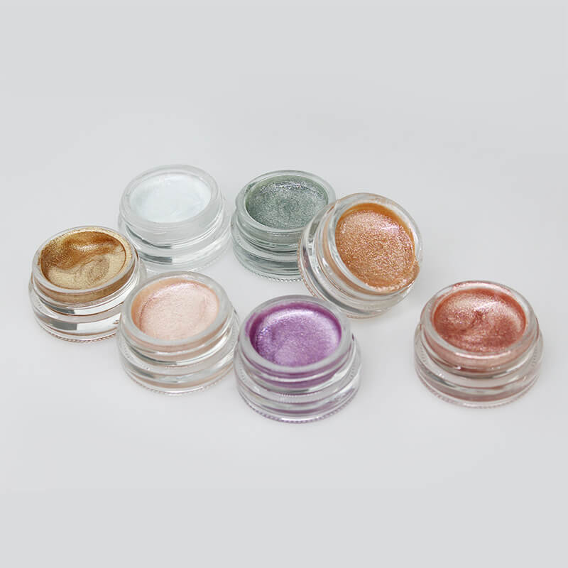 7 color jelly highlighter liquid eyeshadow shimmer high pigmented