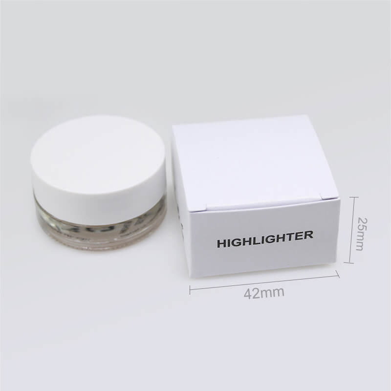 Enlumineur gelée 7 couleurs, fard à paupières liquide scintillant, haute pigmentation