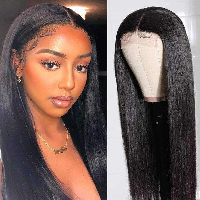 Women wigs lady straight hair natural fashion 25.6 inch