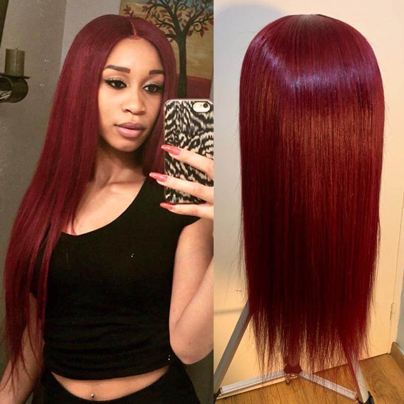 Women wigs lady straight hair natural fashion 25.6 inch