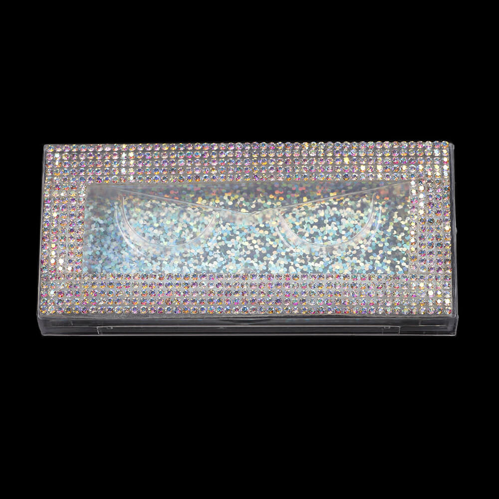 11 color diamond lash box pull-out rectangular eyelash packaging box
