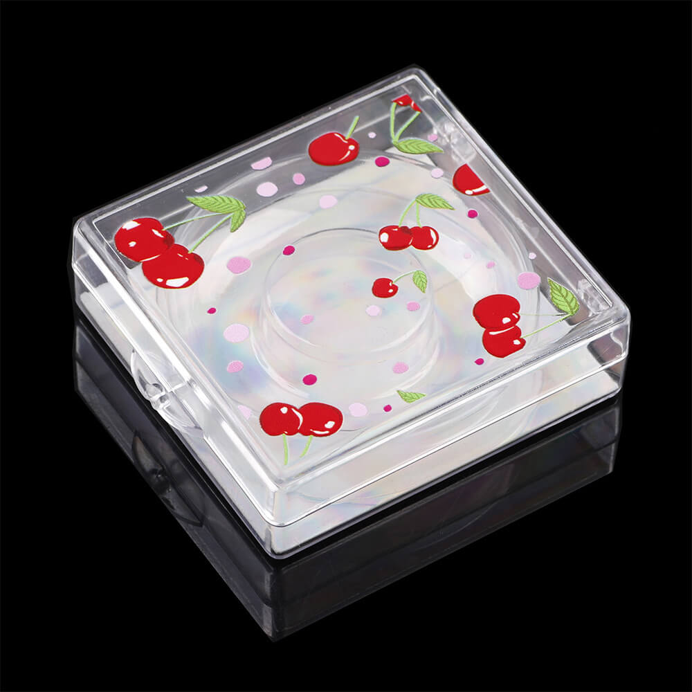 12 color cherry eyelash box square empty packaging box creative new