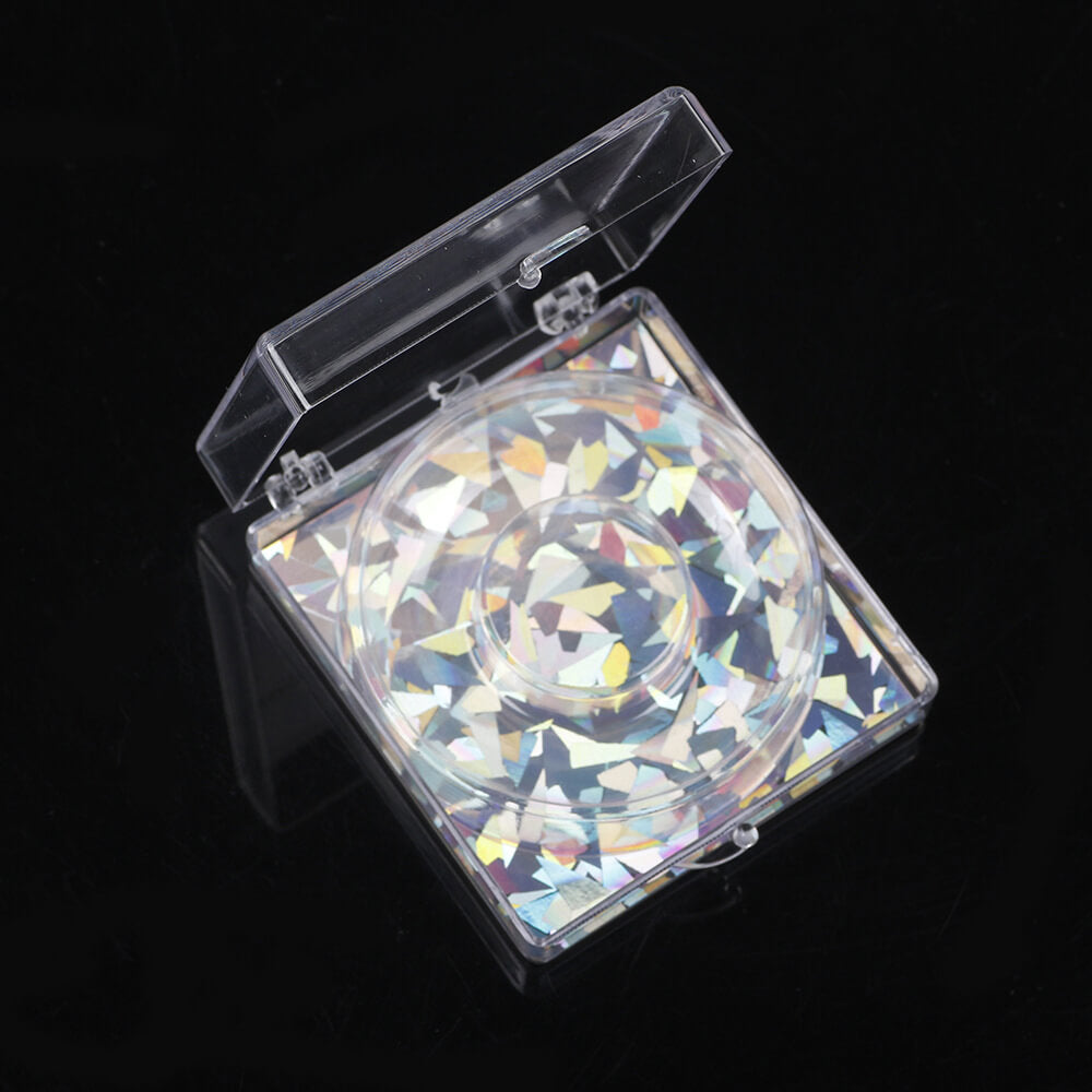 13 color square eyelash box empty packaging box thickened single pair