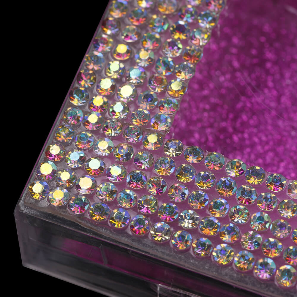 11 color diamond lash box pull-out rectangular eyelash packaging box