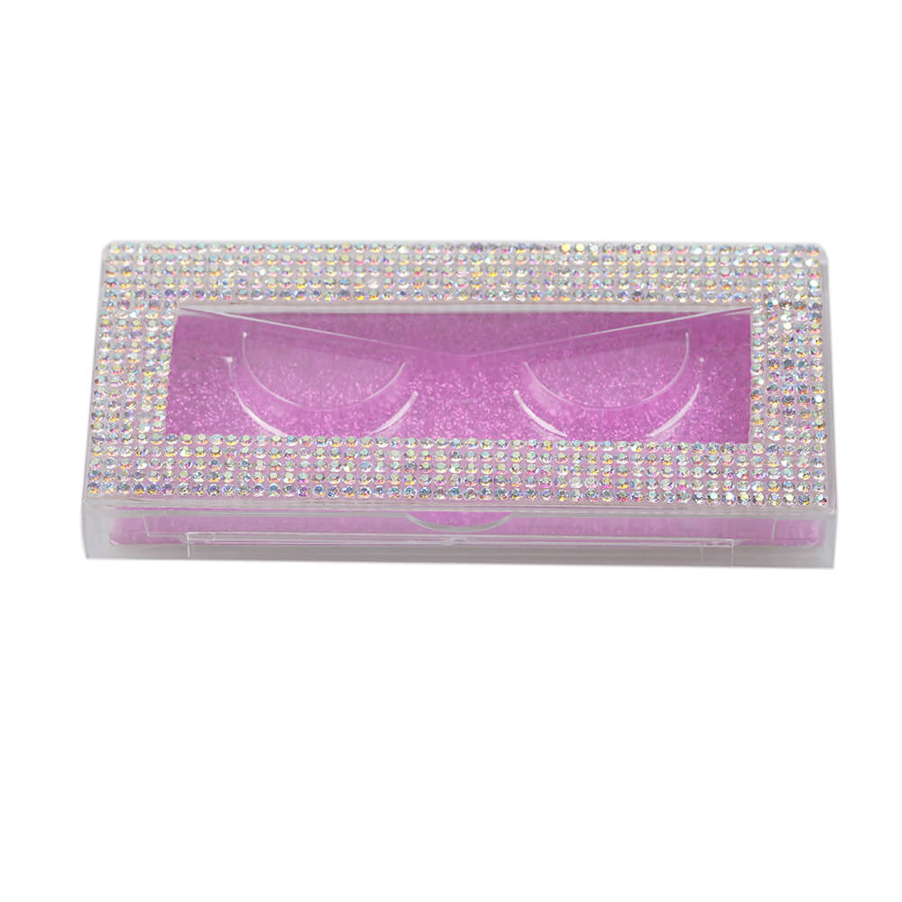 11 color diamond lash box pull-out rectangular eyelash packaging box