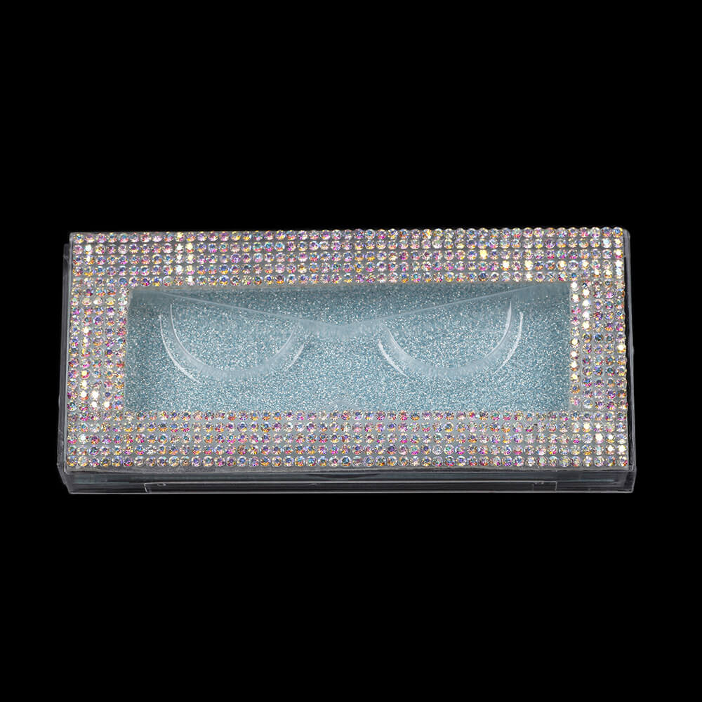 11 color diamond lash box pull-out rectangular eyelash packaging box