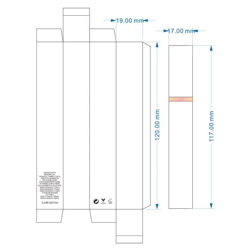 64 colors lip gloss high pigmented nude shiny vegan no logo white tube