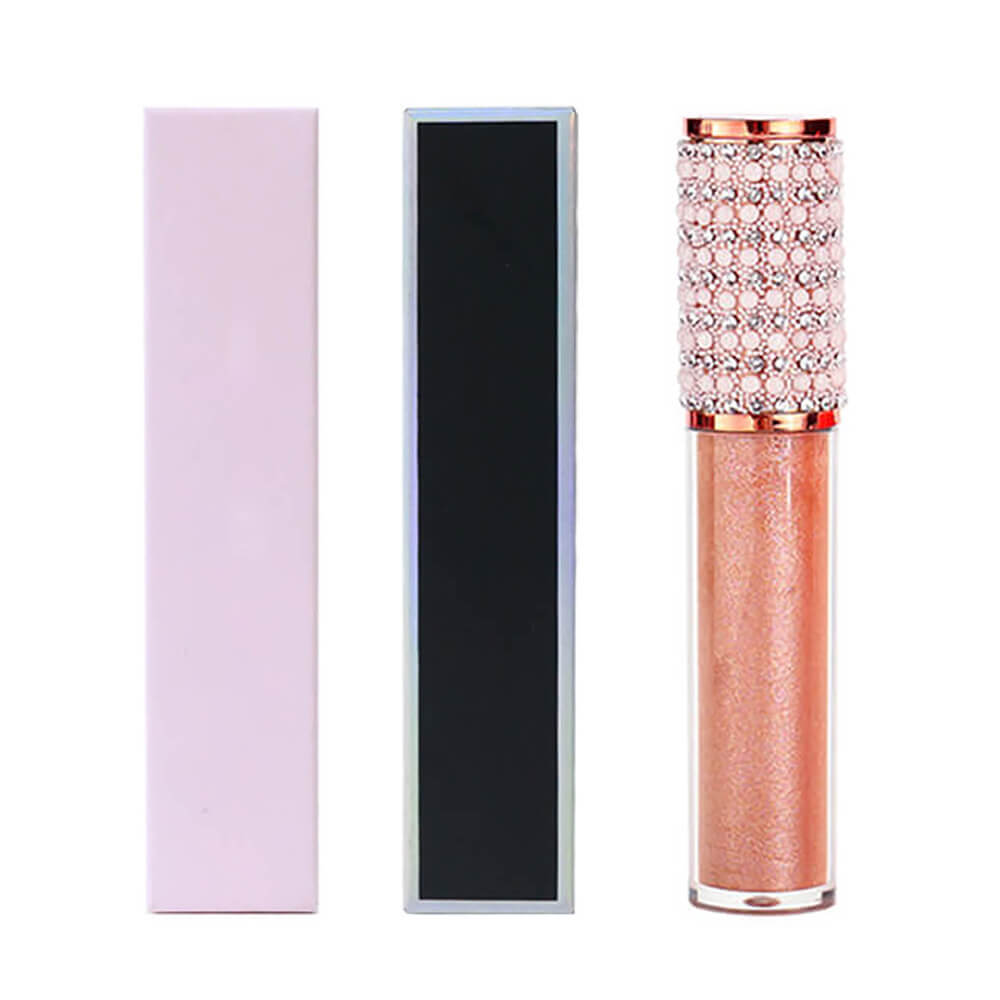 64 color gold diamond tube lip gloss nude shimmer high pigmented (color 33-64)