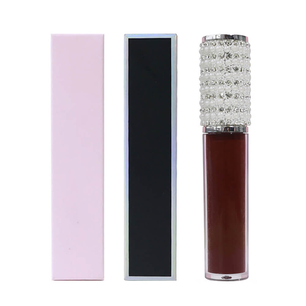 64 color silver diamond tube lip gloss nude shimmer high pigmented (color 33-64)