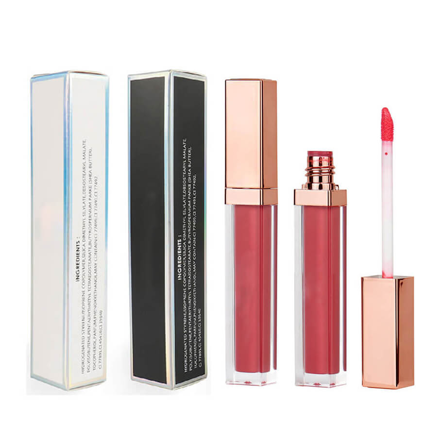 40 color lip gloss nude shimmer lip glaze high pigmented gold tube (color 31-40)