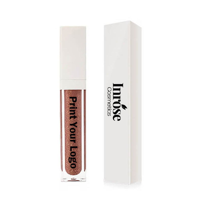 39 color nude lip gloss high pigmented vegan long lasting white tube (color 34-39)