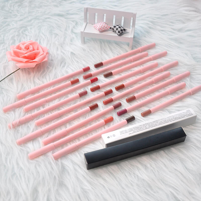 26 color pink lip liner matte cream nude high pigmented lip pencil
