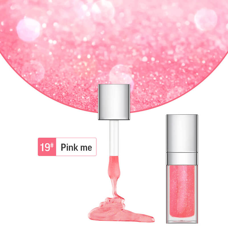 34 colors lip oil fruit lip gloss lip plumping oil silver-plated tube (color 01-30)