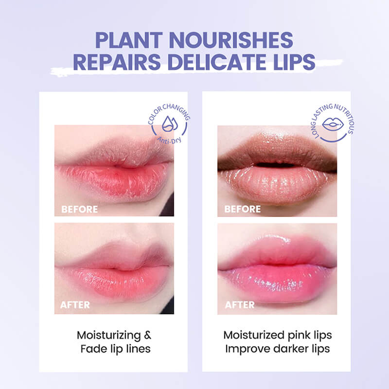 5 color jelly lipstick lip balm color changing moisturizing long lasting