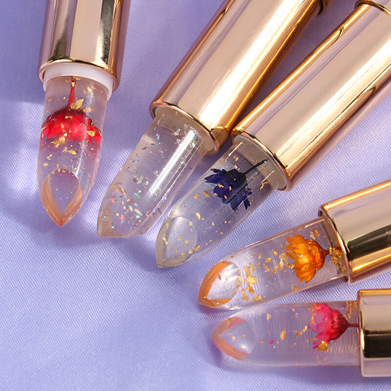5 color jelly lipstick lip balm color changing moisturizing long lasting
