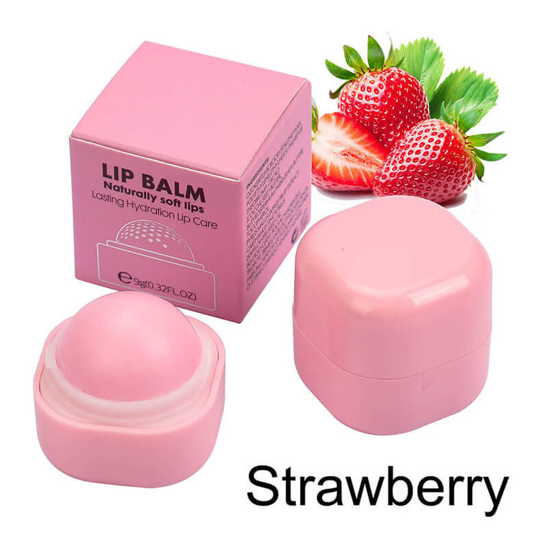 4 flavor fruit lip balm moisturizing nourishing lip care