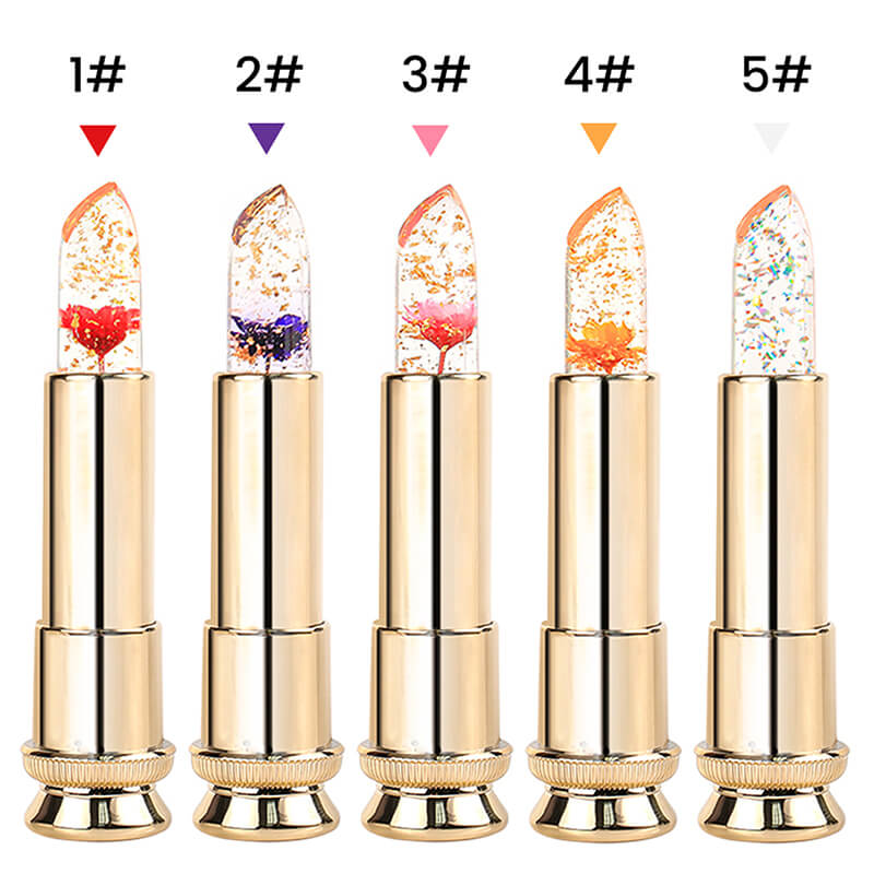 5 color jelly lipstick lip balm color changing moisturizing long lasting