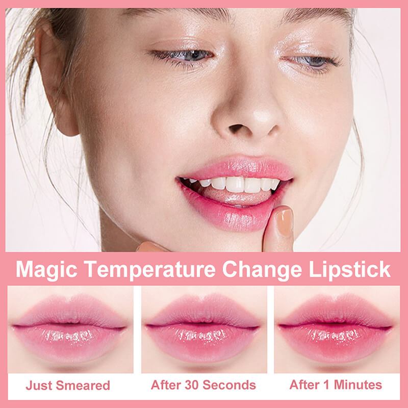 5 color lip balm flower lipstick color change hydrate long lasting
