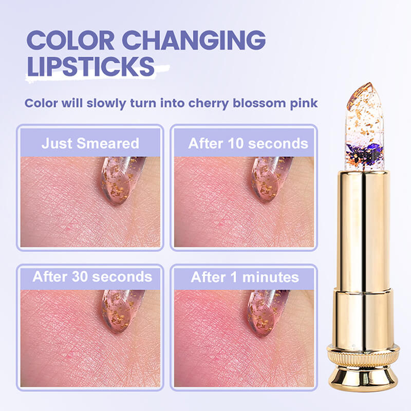 5 color jelly lipstick lip balm color changing moisturizing long lasting