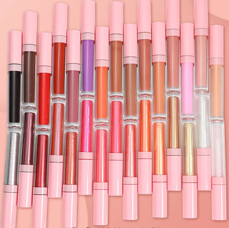 49 color lip gloss high pigmented nude shimmer pink tube (color 31-49)