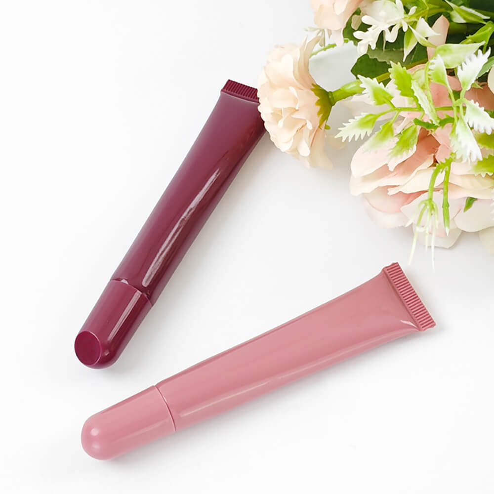 5 color polypeptide lip gloss moisturizing nourishing squeeze lip oil vegan