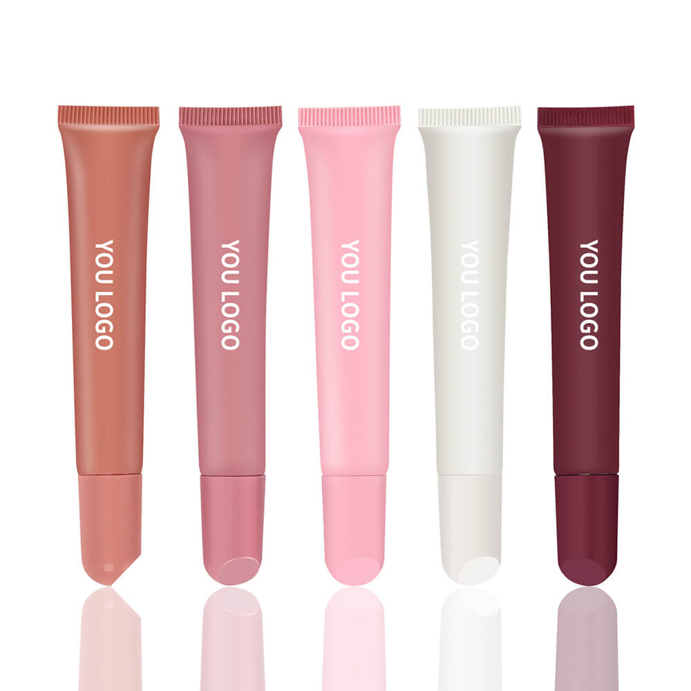 5 color polypeptide lip gloss moisturizing nourishing squeeze lip oil vegan