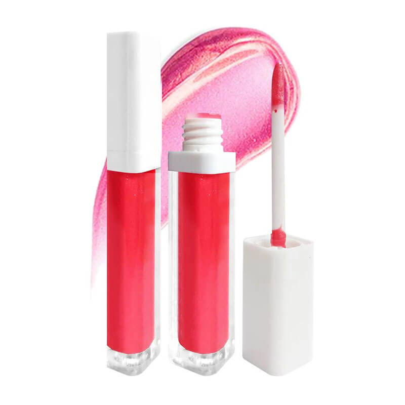 52 color lip gloss nude shimmer high pigmented white tube (color 01-30)