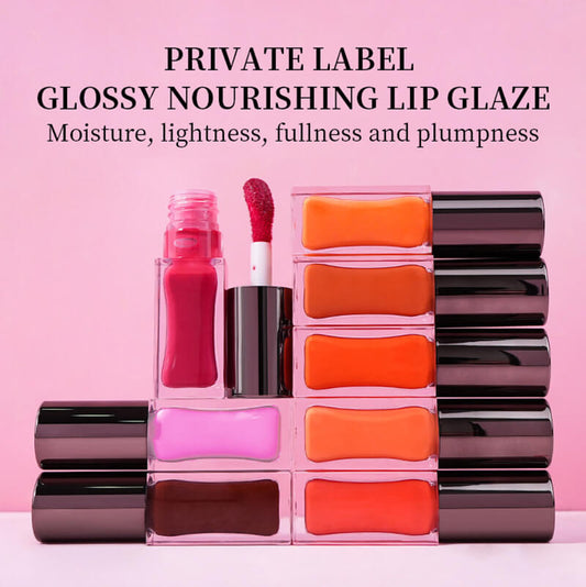 22 Color Lip Gloss Nude Lip Glaze Non-Stick High Pigmented Private Label