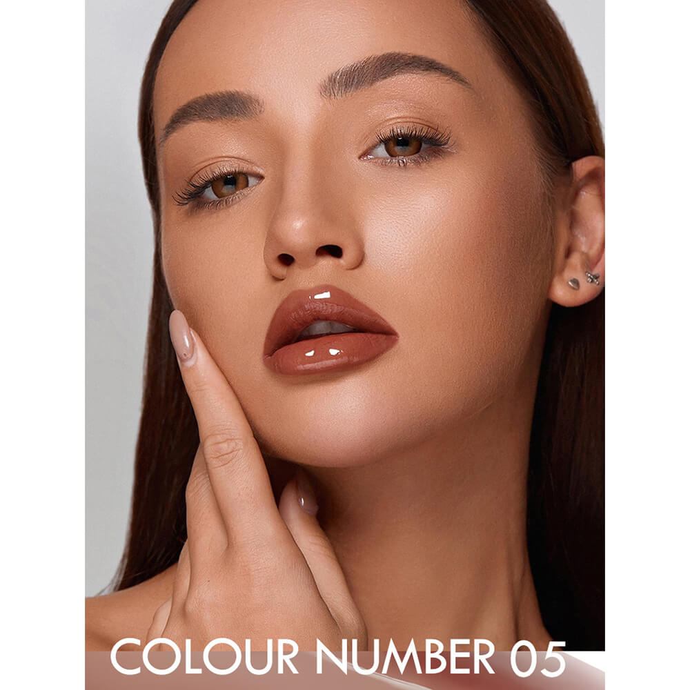 10 color lip gloss shiny lip oil moisturing durable lip care squeeze tube