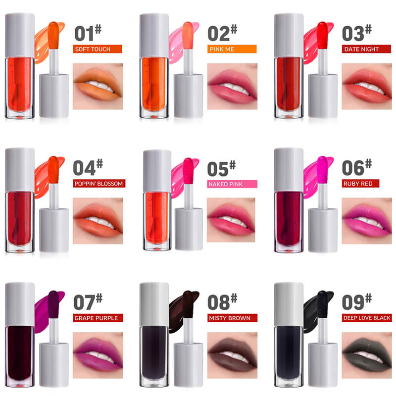 9 color lip stain lip gloss lip tint multifunction blush liquid eyeshadow