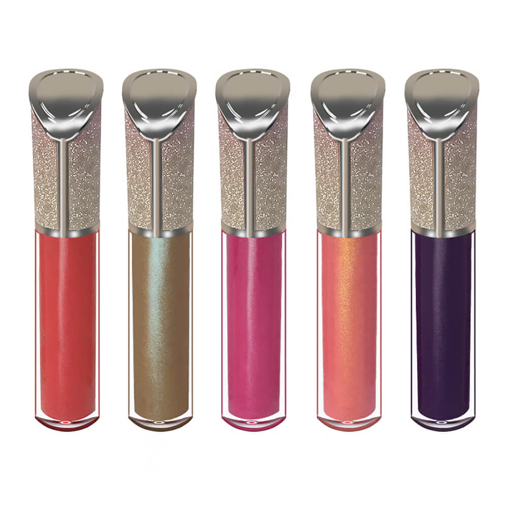 64 color lip gloss nude shimmer high pigmented beveled diamond tube (color 33-64)