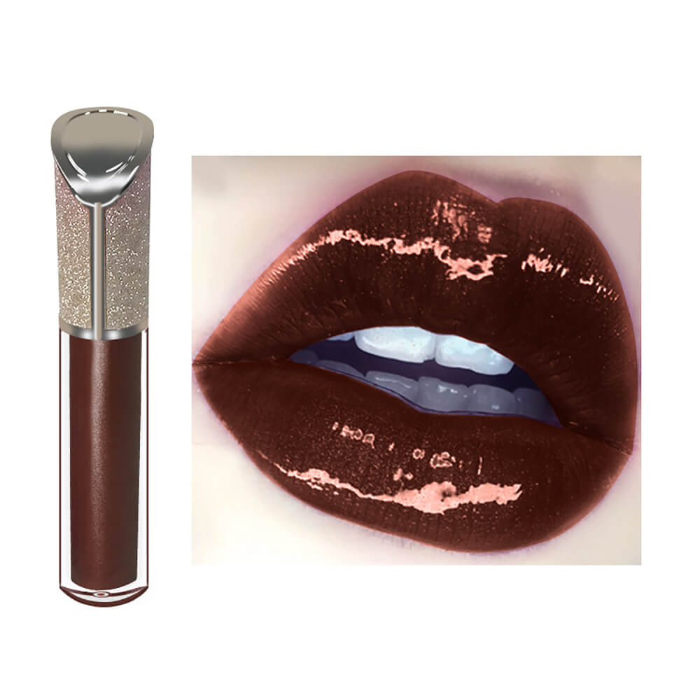 64 color lip gloss nude shimmer high pigmented beveled diamond tube (color 33-64)