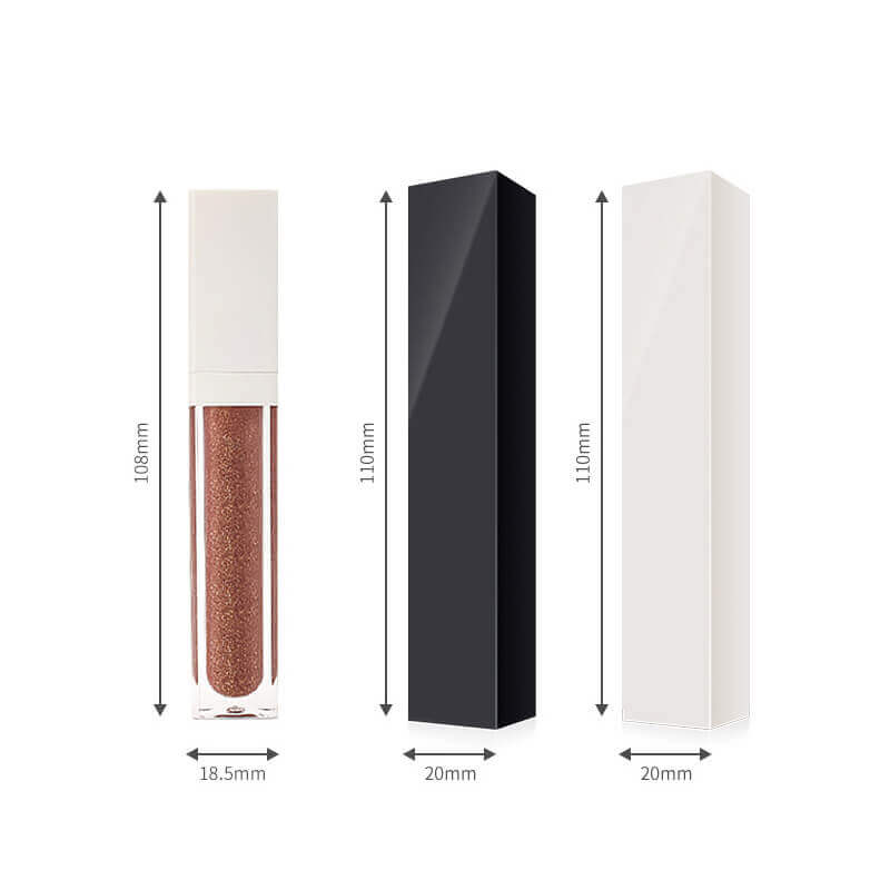 39 color nude lip gloss high pigmented vegan glossy long lasting black tube